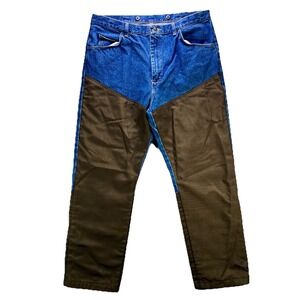 Wrangler Pro Gear Brush Guard Hunting Field Jeans Mens 38x32 Upland Outdoors